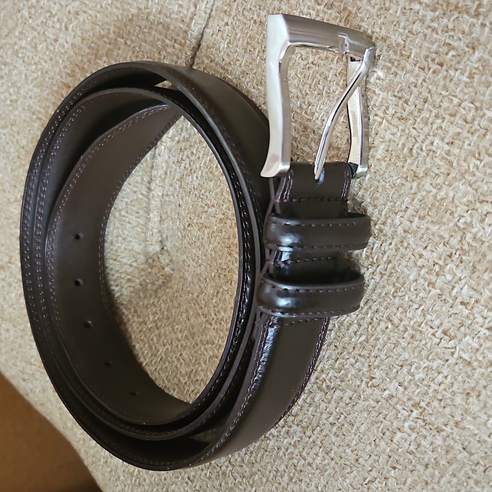 Men's Florsheim Brown Leather Belt